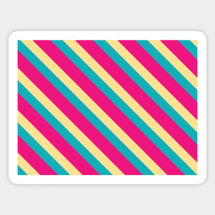 Candy Stripes Pattern 055#001 Sticker